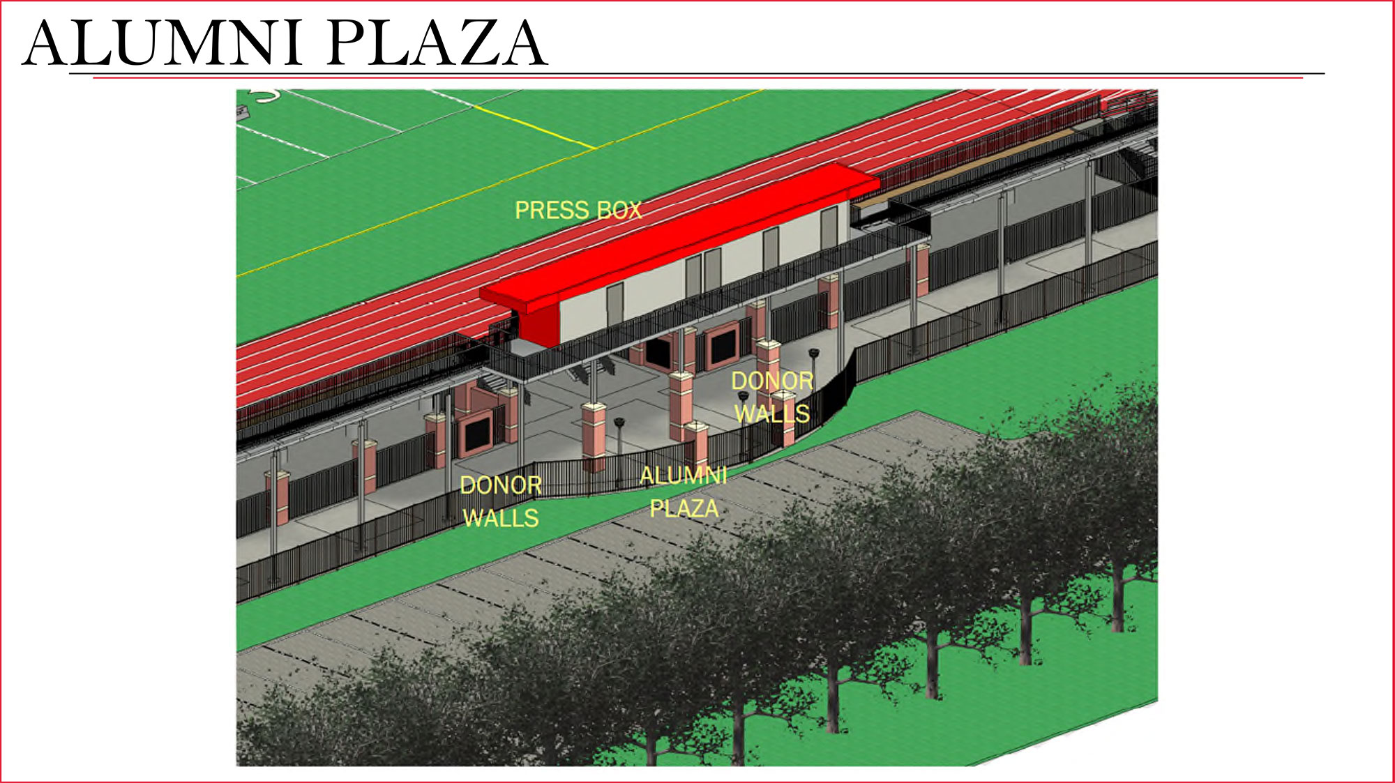 Benet Stadiumn alumni plaza